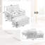 Fauteuil inclinable de 56 pouces avec dossier réglable, canapé 2 places en chenille avec repose-pieds et port USB pour salon-218225125