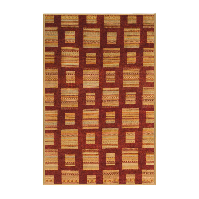 Tapis abstrait moderne 1453, Rectangle 4 pi x 6 pi