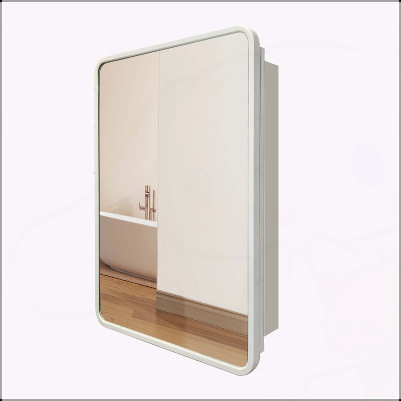 Versatile Bathroom Medicine Cabinet with Spacious Interior and Streamlined Design