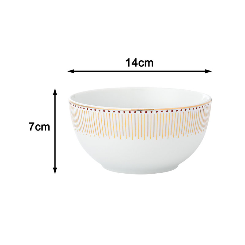 Waterside 12pc Gold Radiance Porcelain Dinner Set