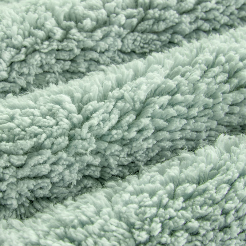 Tapis de bain de luxe réversible 100% coton touffeté 3000 g / m², texture moelleuse semblable au nuage, lavable à la machine, certifié Oeko-Tex