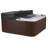 Annapolis™ 6-Person 50-Jet Lounger Hot Tub Spa with 2 Pumps, LED Lighting, Stainless Steel Heater and Ozonator, Insulated Cover Included-100028128