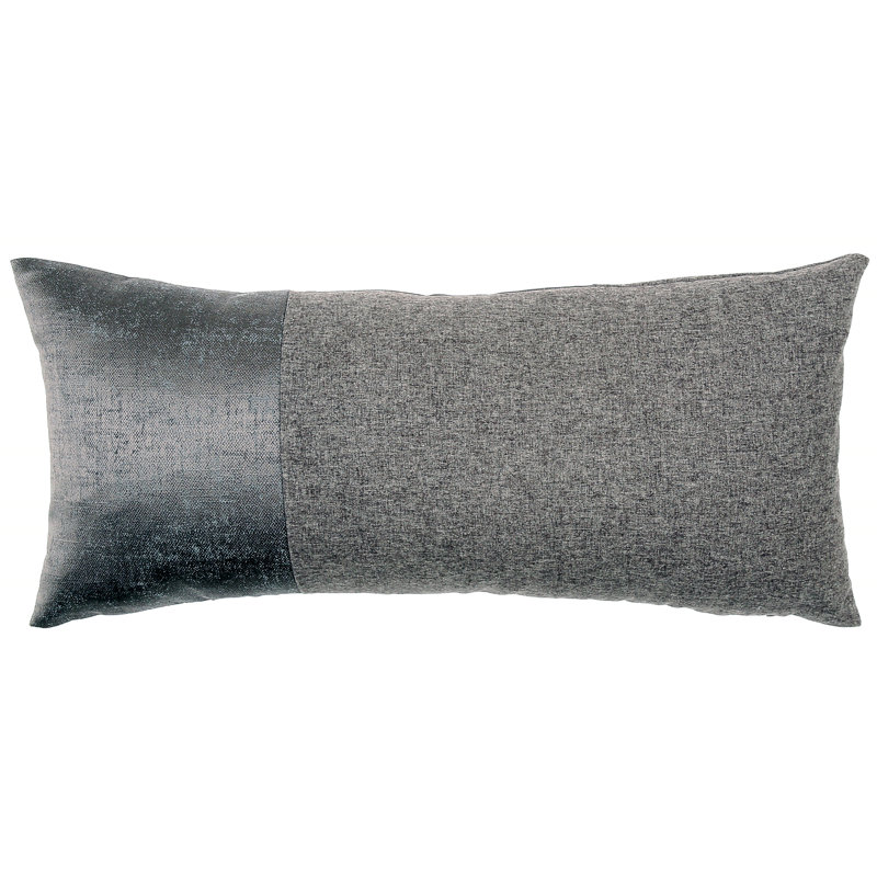 Wrap Shibar Feather Reversible Throw Pillow, 12" x 26" 