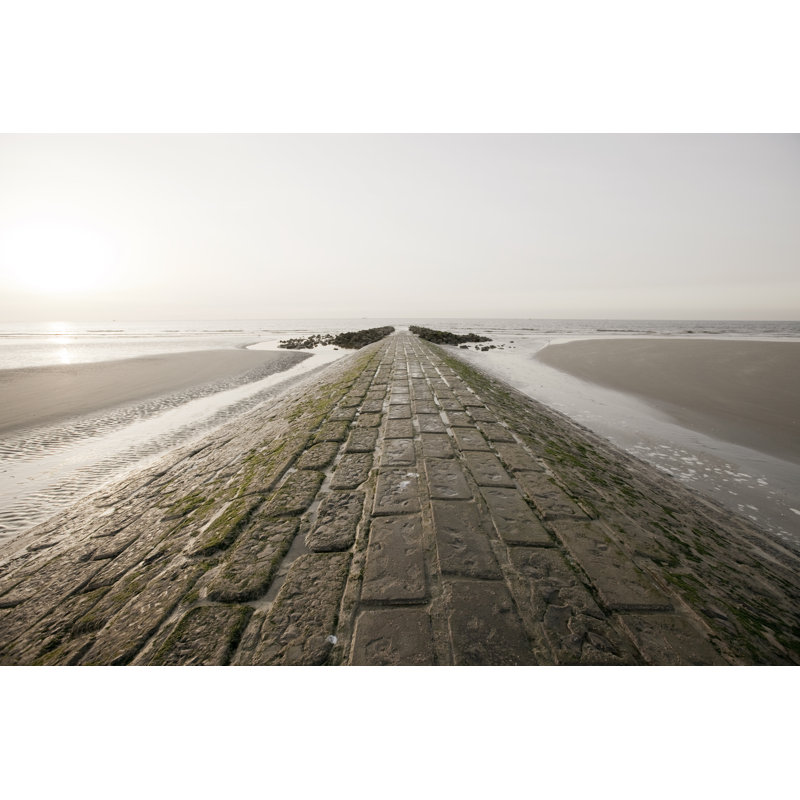 Seaside Beach by Noctiluxx - No Frame Art Prints on Canvas, 20cm H x 30cm W