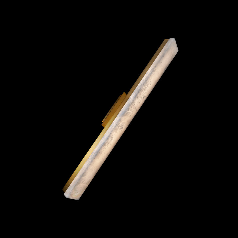 Lanza LED Bath Vanity & Wall Light, Aged Brass