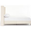 Tête de lit pour grand lit de 54 po, revêtement en velours, sommier non requis, assemblage facile, lit à oreilles avec tête de lit à garniture cloutée traditionnelle avec tête de lit, velours, sans accoudoirs, garniture capitonnée, style-2026260111-2026260110