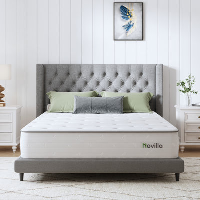 Novilla 30cm Medium Memory Foam Pocket Sprung Mattress