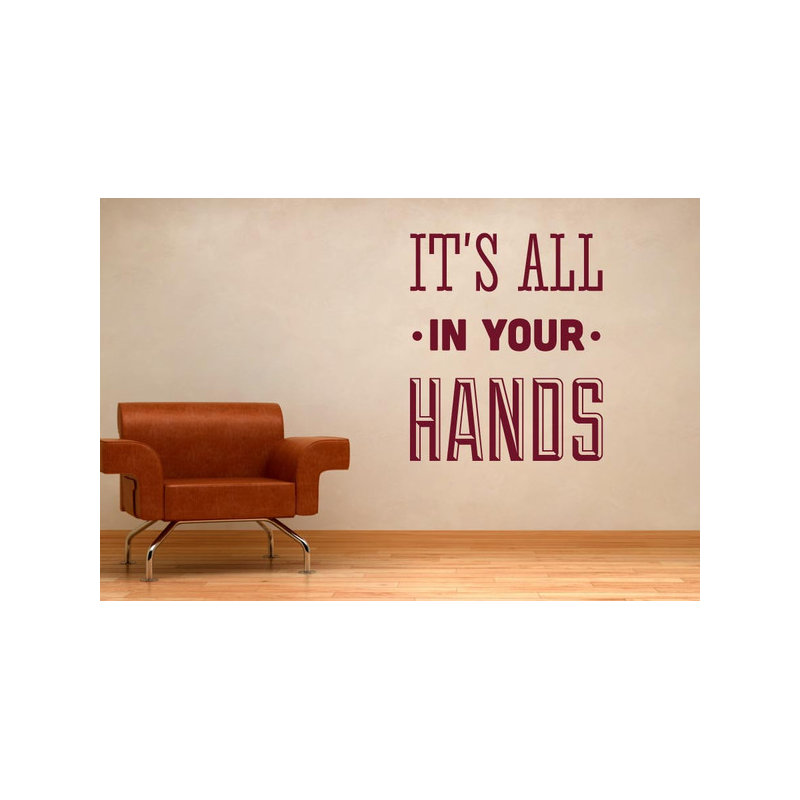 Non-Wall Damaging Wall Decal, Burgundy, Medium