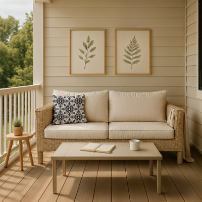 Morrocan Outdoor Reversible Throw Pillow