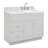 Hamlet 43'' Single Bathroom Vanity with Carrara Marble Top-89858209