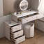 Coiffeuse avec miroir lumineux, 5 tiroirs, 1 chaise-412711878