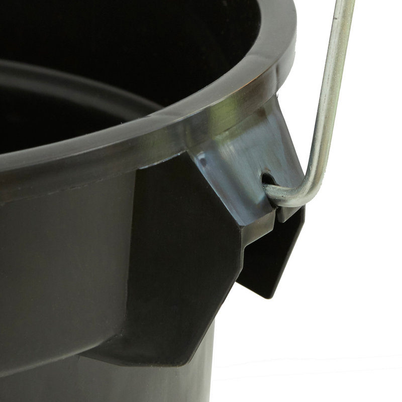 Compartiment de rangement écologique en plastique, Noir