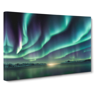 Pure Aurora Borealis - Wrapped Canvas Print