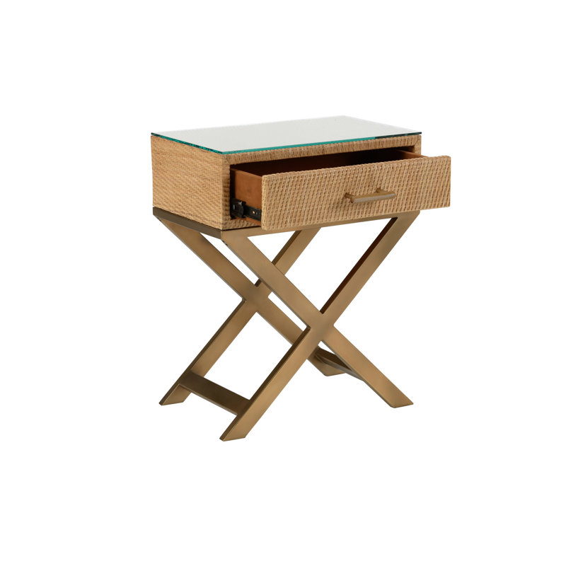 Vieux Carre Glass End Table