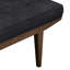 Banc gris et chêne touffeté
