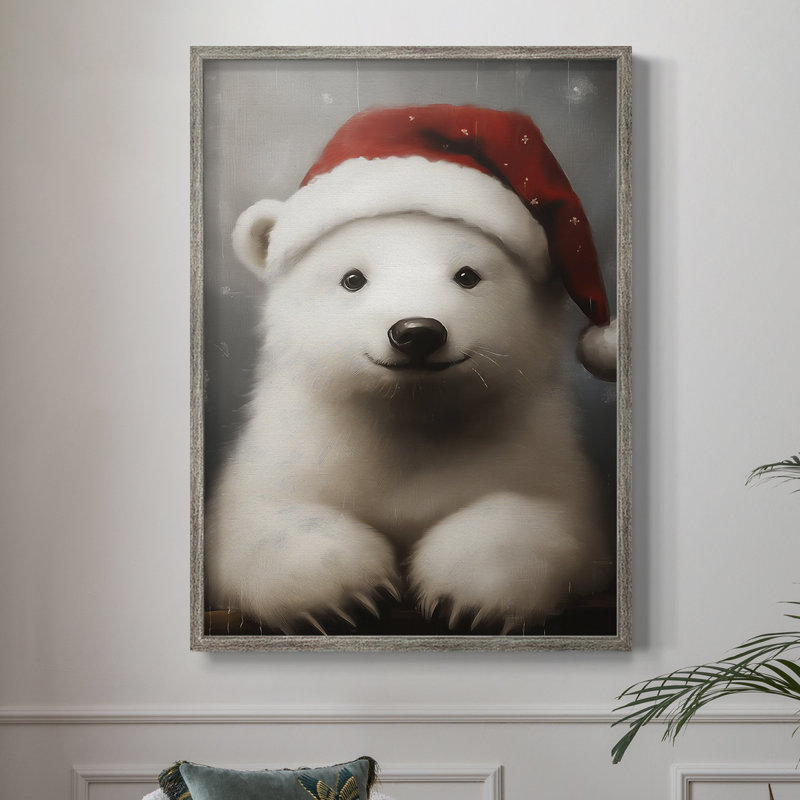 «Christmas Holiday Art», série 2-CDVII, reproduction encadrée - bois massif, H 11 po x l 9 po