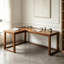 L-Shaped Solid Wood Solid Wood Writing Desk