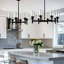 Chandelier with Glass Accents-998299062-998299057-998299059