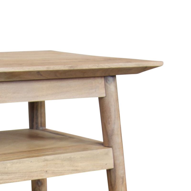 Table inclinable en acacia massif Offerman Camila