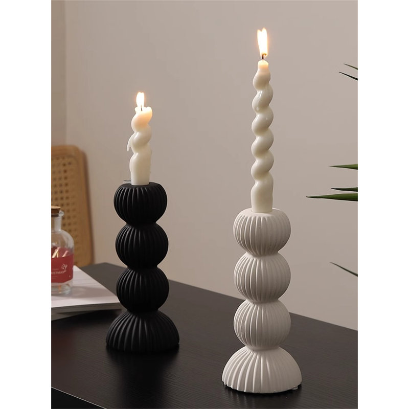 Bougeoir de table en céramique 9,84 po H