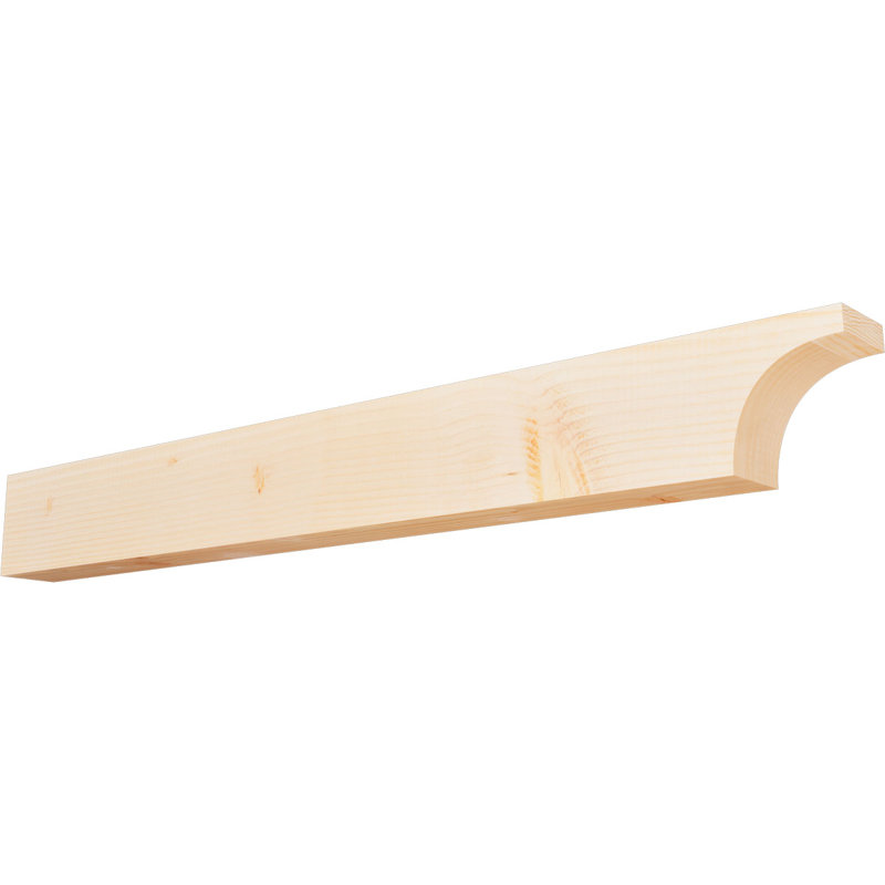 Queue de chevron lisse Huntington, Sapin de Douglas, H 6 po x l 3 1/2 po x L 48 po