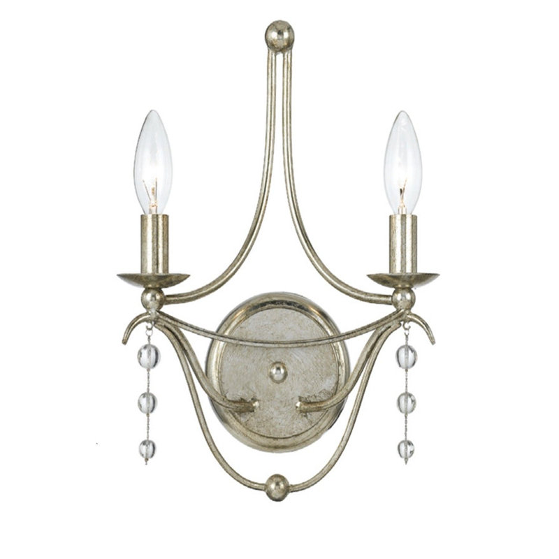 Lampe murale bougie 2 lumières Farrington Gurney