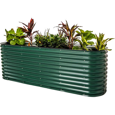 Lit de jardin surélevé modulaire en métal 17 po 9 po de hauteur 17 po