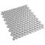 Carreau de mur et de plancher rond en porcelaine 0,75 "x 0,75" Metro