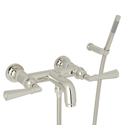 San Giovanni Exposed Wall Mount Tub Filler