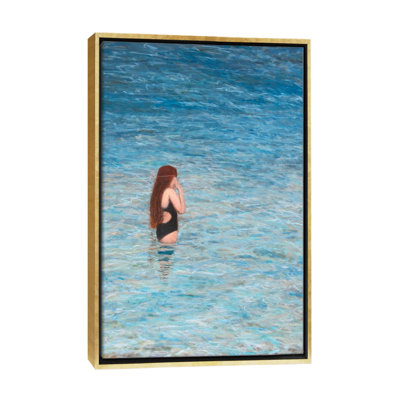Motif aquatique - Impression d'art mural - Toile encadrée