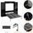 Murphy Bed With Storage Cabinet Shelves, Queen Wall Bed And USB Port-183465117-170185947