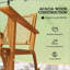Chaise berçante en bois