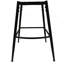 Ensemble de 2 tabourets de bar 28 po en cuir tressé en cuir technique avec pieds noirs, pas d'îlot de cuisine réglable, 360 tabourets de bar pivotants avec repose-pieds à dossier (brun clair)