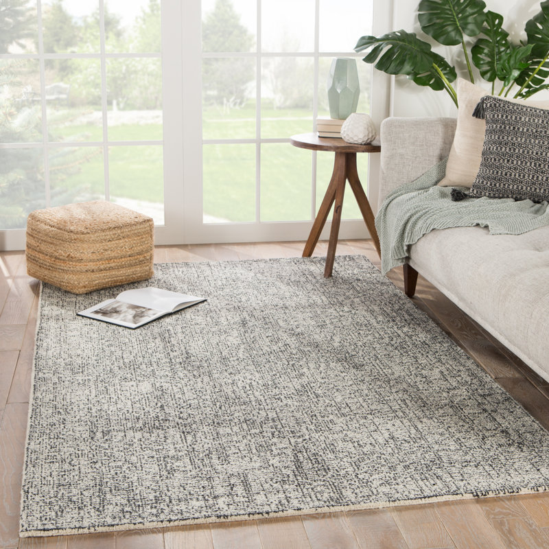 Oland Hand Tufted Wool Area Rug, Rectangle 7'10" x 9'10"