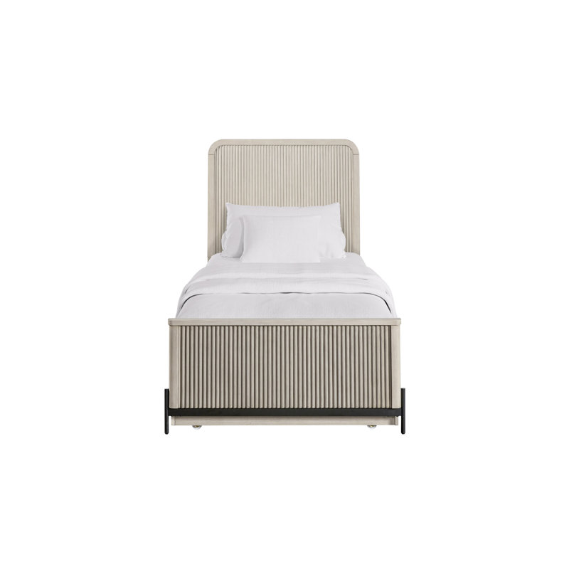 Lit simple au-dessus d'un lit gigogne, Taupe