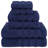 Ensemble de serviettes de bain 100% coton de qualité supérieure, collection 6 pièces Darcelle super douce et absorbante-79324725