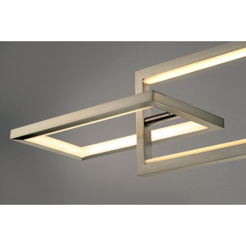 Siri 3 - Light Satin Nickel LED Kitchen Island Pendant