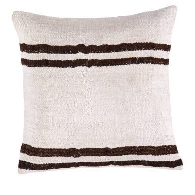 Striped Square Pillow Cover & Insert