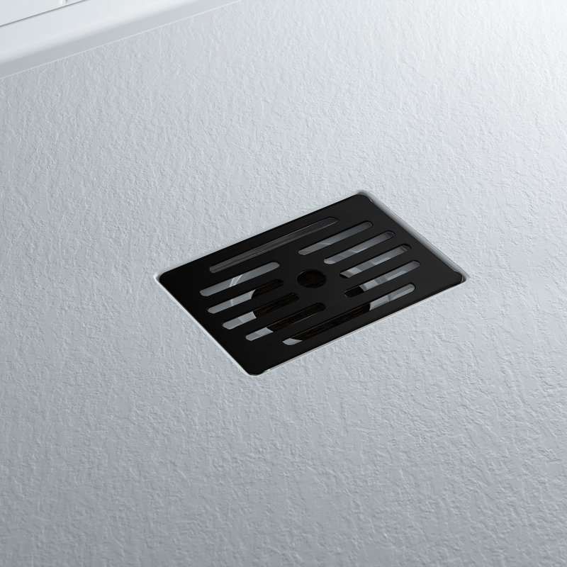 Couvercle de drain de douche, Matte Black
