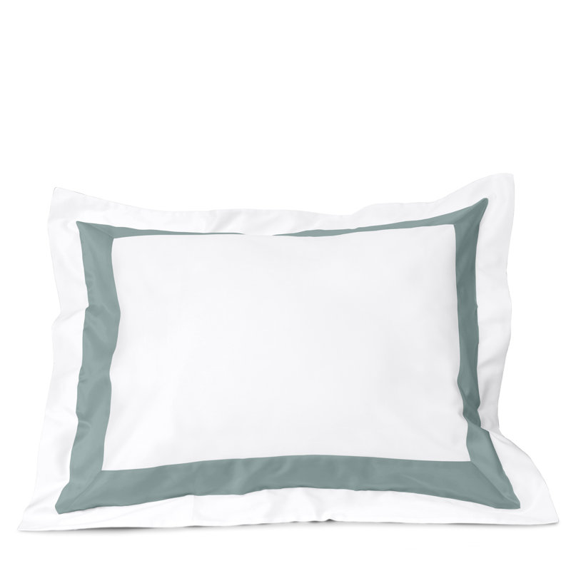 Aida Sham, White/Wilton Blue, King Sham