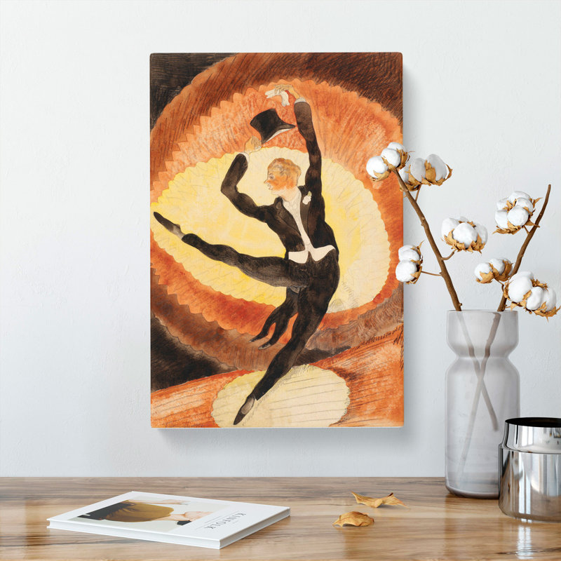 Vaudeville Male Dancer by Charles Demuth - Wrapped Canvas, 60cm H x 40cm W x 3cm D