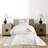 Traditional Polyester Marble Coverlet-1926094648