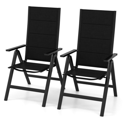 Denzil Mesh Camping / Beach Folding Chair Folding Chair Set