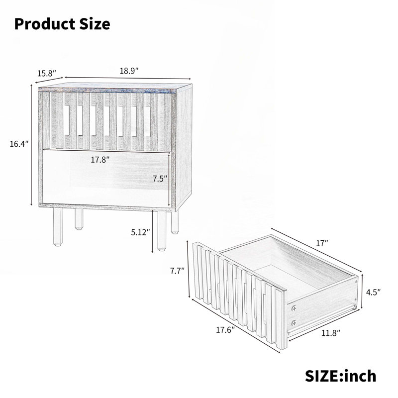 2 Set Nightstands