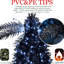 500 lumières à DEL blanches sur un arbre de Noël noir de 7,5 pi, 2156 pointes Pe +, branches à charnières, support en métal et lumières des Fêtes, charmant-1369388826