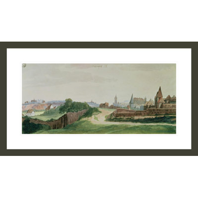 «View of Nurberg» par Albrecht Dürer, impression giclée sur cadre