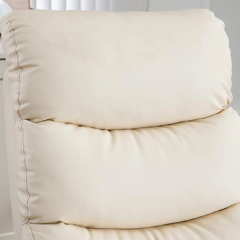 Fauteuil inclinable ergonomique simple pour salon, Orange