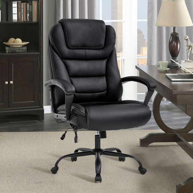 Inbox Zero Hristos Home Office Chair, 400LBS Big and Tall Heavy