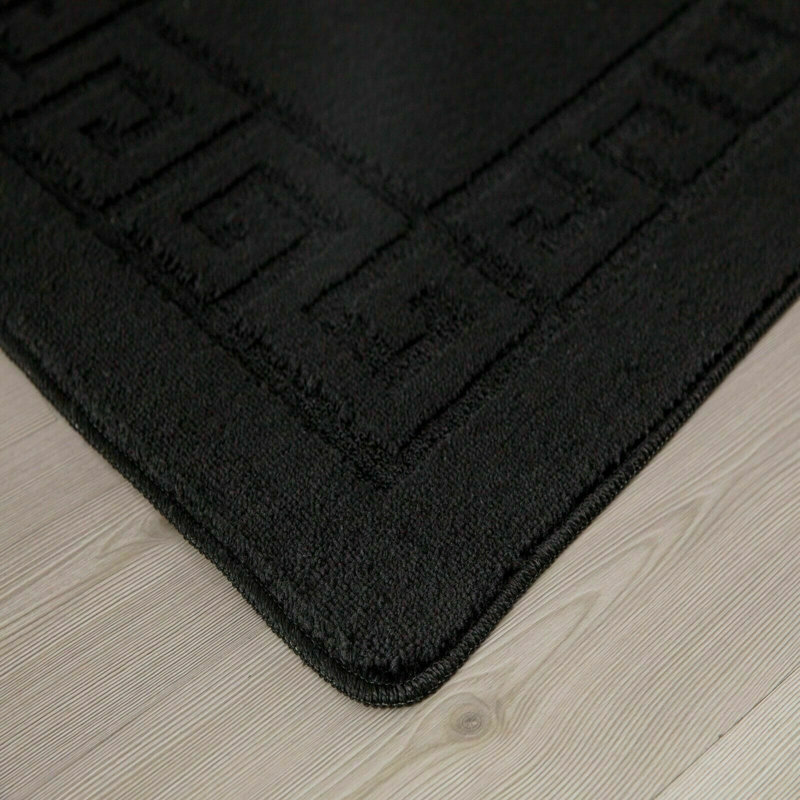 Vestfold Solid Colour Area Rug, Rectangle 60 x 110cm