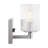 Luisa bath wall sconce with clear fluted glass shades-684034251-684034246
